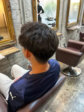 パーマ メンズ 宗岡 省吾のヘアスタイル