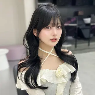 ロング カラー Kaho🤍レイヤー ※女性限定のヘアスタイル