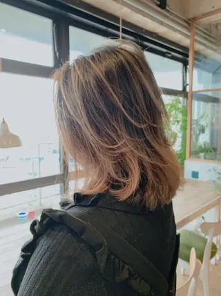 カラー 石井辰功也 フリーランス美容師のヘアスタイル