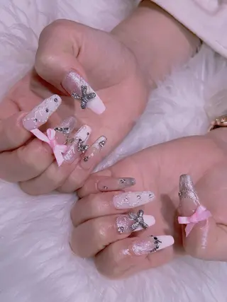 ネイル 長さだし専門店 M2　rikaのネイルデザイン