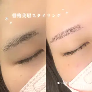 アイブロウ MAHO🤍 asotのマツエク・マツパデザイン