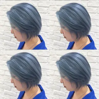 ショート カラー レイヤー×艶髪特化 マネージャー安藤光司のヘアスタイル