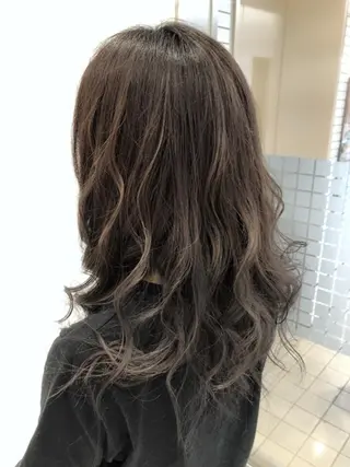 セミロング カラー 宮林　努 / Ash 日野店のヘアスタイル
