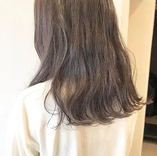 セミロング カラー パーマ ヘアアレンジ インナーカラー/ KANAのヘアスタイル