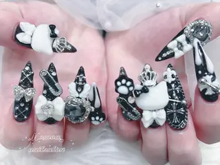 ネイル MoMoA Nail ネイル長さ出し専門店のネイルデザイン