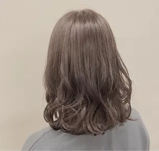セミロング カラー ヘアアレンジ メンズ特化 水口湧太のヘアスタイル