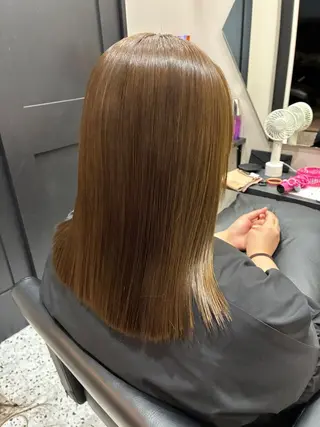 ミディアム カラー 美髪×髪質改善 🖤Yukineのヘアスタイル