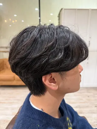 パーマ メンズ 新越谷noble店長 松本拓也▶◀*.のヘアスタイル