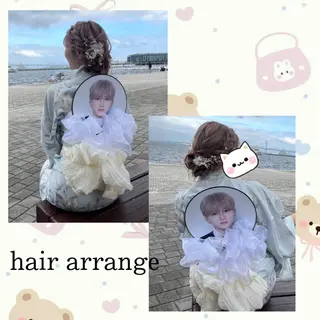 ロング ヘアアレンジ 🎀トップスタイリ スト湯川響🎀のヘアスタイル