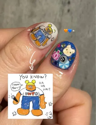 ネイル プライベートネイルサロンone nail所属・one nail 【推し/概念ネイル】のネイルデザイン