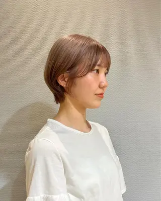 ショート かわい りほのヘアスタイル