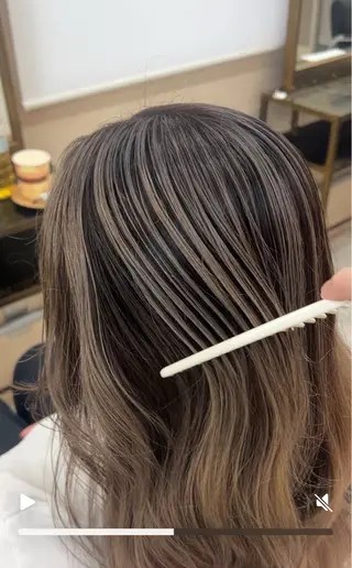 セミロング カラー ボブ・パーマ特化 🌟フジタのヘアスタイル