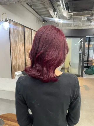 セミロング カラー 新宿/韓国ヘア/ 髪質改善ストレートのヘアスタイル