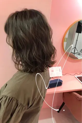 ショート カラー プル艶職人/ にしものヘアスタイル
