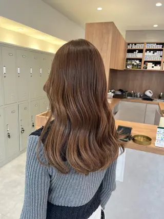 ロング カラー 木野田 萌のヘアスタイル