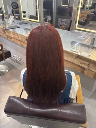 セミロング カラー ゆ いのヘアスタイル