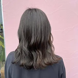 ミディアム カラー ♡ナナコ♡ レイヤー/艶髪のヘアスタイル