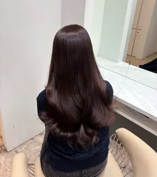 ロング レイヤーカット┊ 透 明感カラー┊ YUIのヘアスタイル