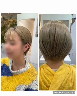 ショート 神長 果凜のヘアスタイル