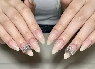 ネイル By moonネイル 🌷ワンホン/韓国風のネイルデザイン