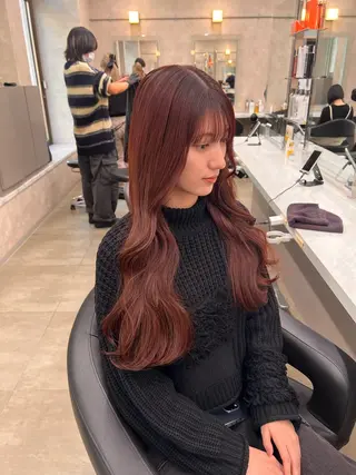 ロング カラー 💖札幌カラー 指名No.1💖玲奈のヘアスタイル