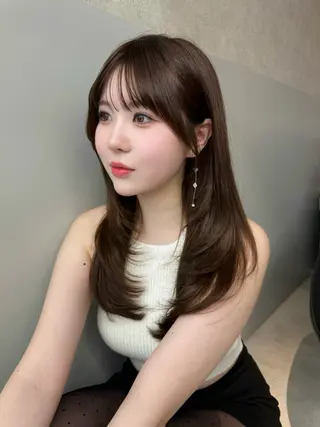 カラー ゆうま/ 抜け感艶カラーのヘアスタイル