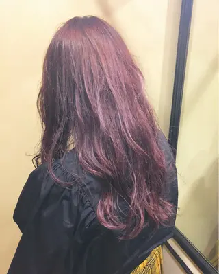 ロング カラー マツエク・マツパ ミニボブ/ブリーチ 🌈MISATOのヘアスタイル