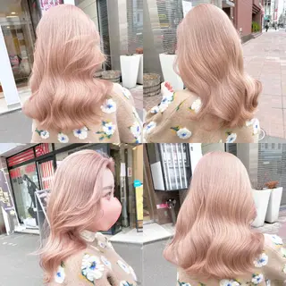セミロング カラー 谷口 優冴のヘアスタイル