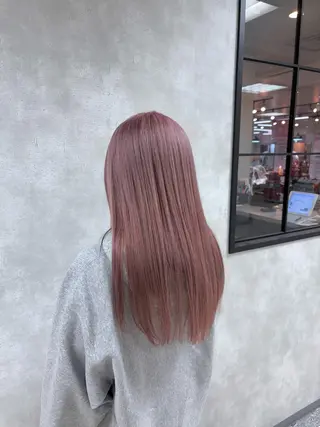 ロング カラー 多田 栞里のヘアスタイル