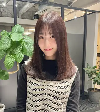 セミロング カラー 💝ブリーチ ショート/れい💝のヘアスタイル