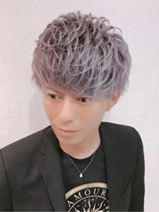 ショート カラー メンズ ✨jewel✨ naokiのヘアスタイル