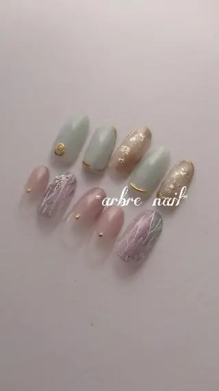 ネイル ✯.。 arbre nail 。✯.のネイルデザイン