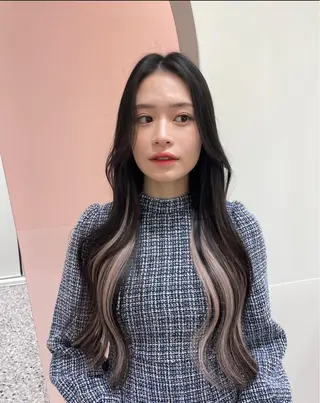 ロング ❤︎︎韓国ヘア❤︎︎ 𝑺𝒉𝒊𝒉𝒐のヘアスタイル