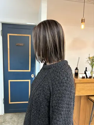 ミディアム カラー takada kohのヘアスタイル