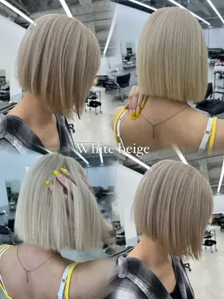カラー 名古屋栄/ 複雑履歴   リカのヘアスタイル