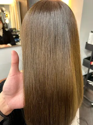 セミロング カラー 圧倒的髪質改善 ✂︎飯島悠介のヘアスタイル
