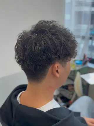 ショート パーマ メンズ 【tocca茨木】 MOMOKAのヘアスタイル