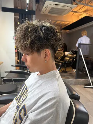 カラー パーマ メンズ 直毛改善特化美容師/ 大森雄貴のヘアスタイル