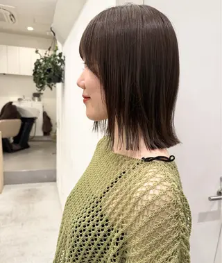 ミディアム カラー 💛🤍U too e’s /店長🧸のヘアスタイル