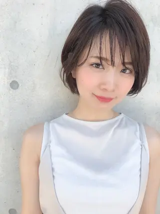 ショート コテ巻き風デジパ職人 中川ジョニーLaboのヘアスタイル