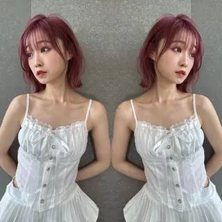 ショート カラー 透明感✖️暖色 shuheiのヘアスタイル