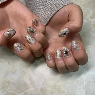 ネイル 新宿ニュアンスネイル makotoのネイルデザイン