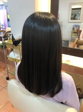 ロング 💙あかみね 💙（mine）のヘアスタイル