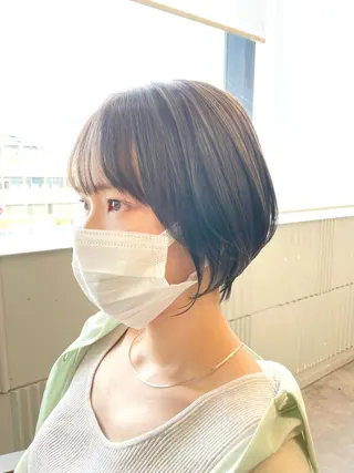 ショート カラー 色気レイヤー& ショートはお任せ🌟のヘアスタイル