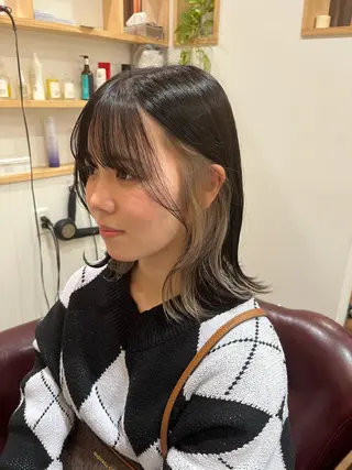 ミディアム 髪質改善特化 長澤友哉のヘアスタイル