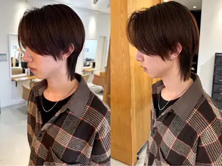 メンズ あべ しおりのヘアスタイル