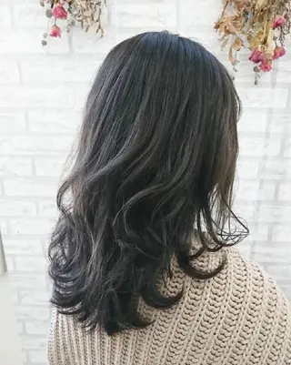セミロング カラー ＊Cielo＊ 佐藤 幸世のヘアスタイル