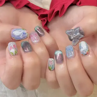 ネイル 新井 ひなののネイルデザイン