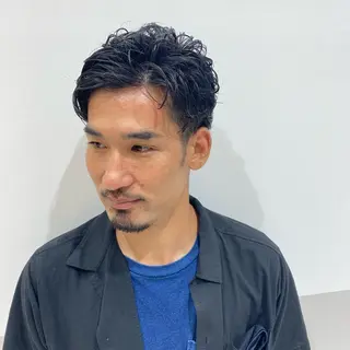 パーマ メンズ 💫副店長💫 篠崎 はやとのヘアスタイル