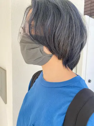 ショート カラー ヘアアレンジ satsuki 暖色・ブラウンカラーのヘアスタイル